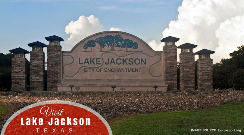 Lake Jackson welcome sign