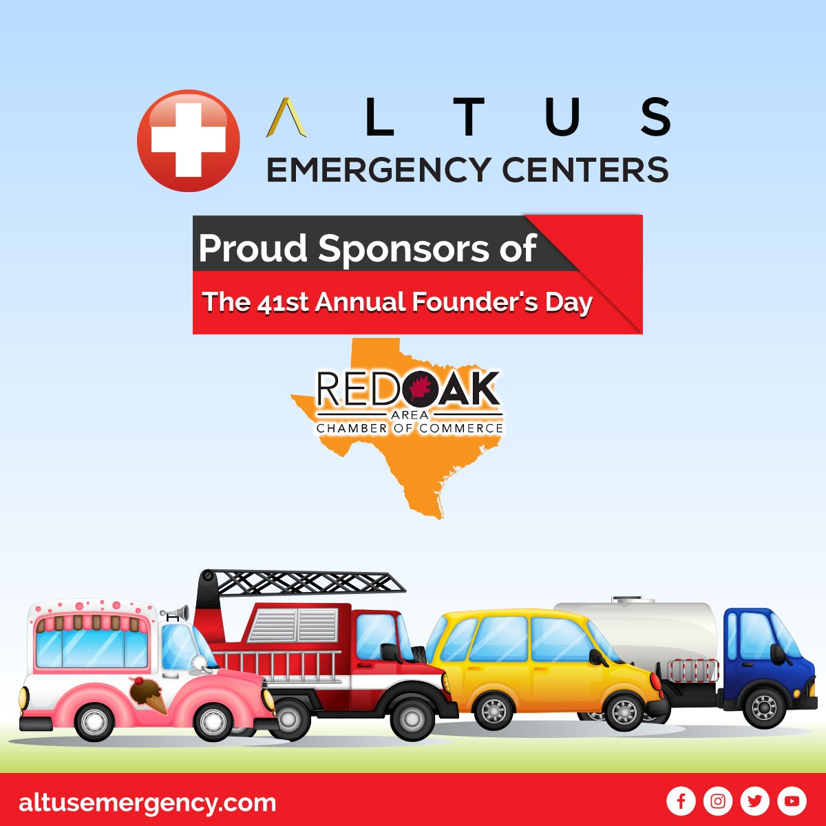 Altus Emergency Centers Sponsor Red Oak event