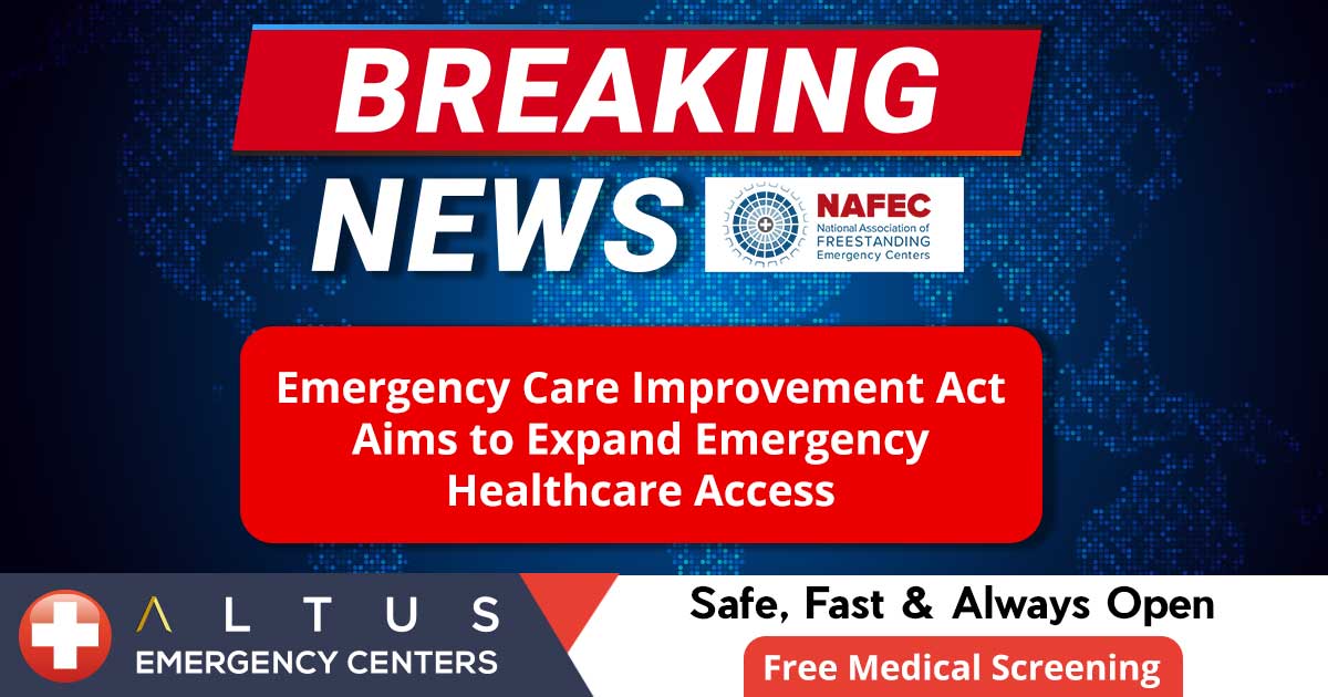 NAFEC News Release: Emergency Care Improvement Act Aims to Expand Emergency Healthcare Access